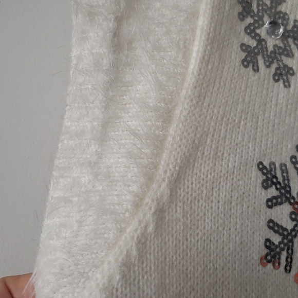 Snow Angel Christmas Sweater Dress M/L - Picture 3 of 10